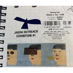 紙膠帶分裝 日本MT Jagda展會限定 人頭 電線竿與鳥 一循環15cm 彩圈/彩花 奶油草莓 蘋果鳥 點點50cm