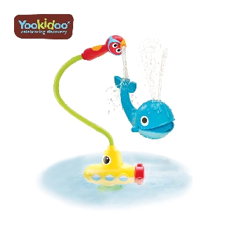 Yookidoo 以色列 洗澡/ 戲水玩具 - 噴水鯨魚蓮蓬頭套組【YODEE優迪嚴選】