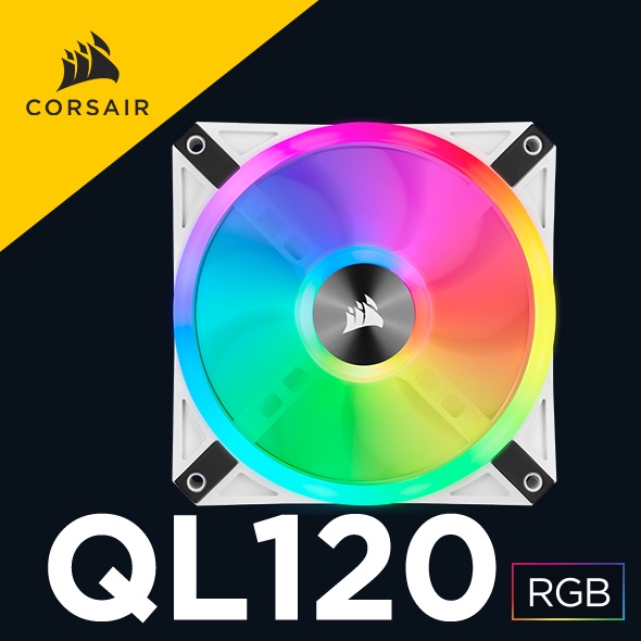 海盜船 CORSAIR QL120 RGB 120mm PWM風扇 官方授權旗艦店