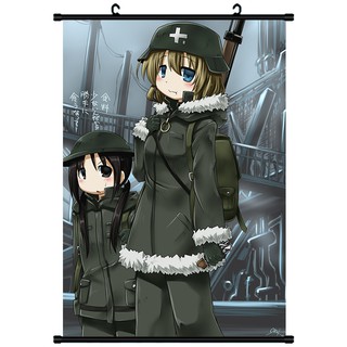 動漫二次元布畫 少女終末旅行千戶和尤莉動漫周邊掛畫超大海報壁紙捲軸布畫客製 蝦皮購物