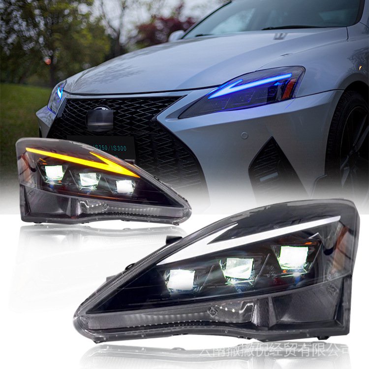 【品質現貨 速發】IS250/IS300全led大燈總成適用於06-12年雷克薩斯Lexus