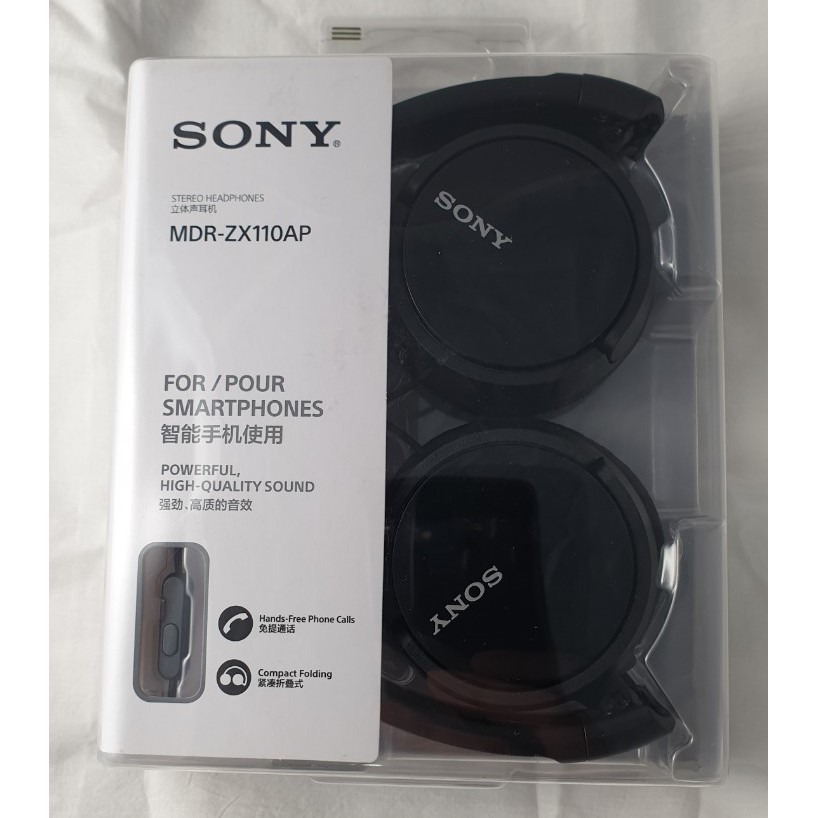 🇯🇵SONY MDR-ZX110AP 立體聲耳罩式耳機(黑)