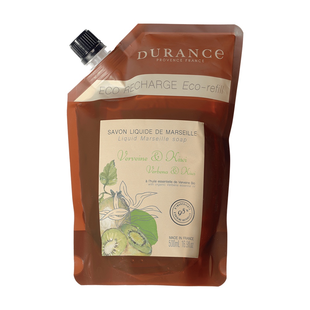 法國 Durance 朵昂思 馬鞭草奇異果液態皂 - 補充包 500ml (DU067)