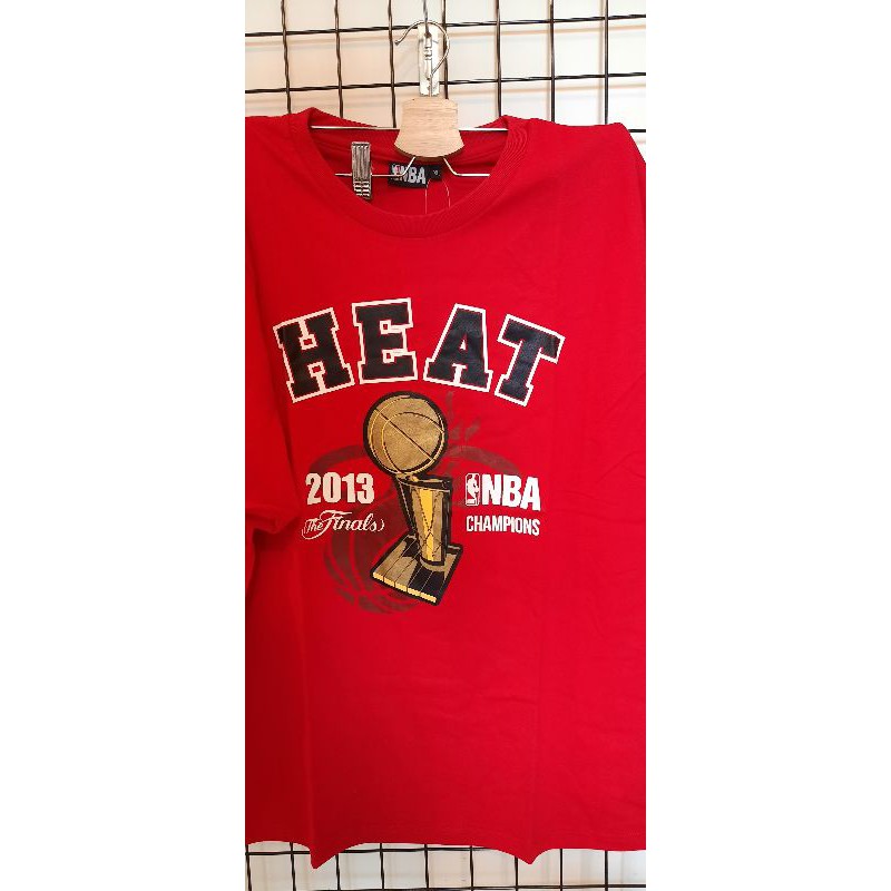 籃球 NBA 熱火隊 2013年冠軍衫 男生短袖T恤