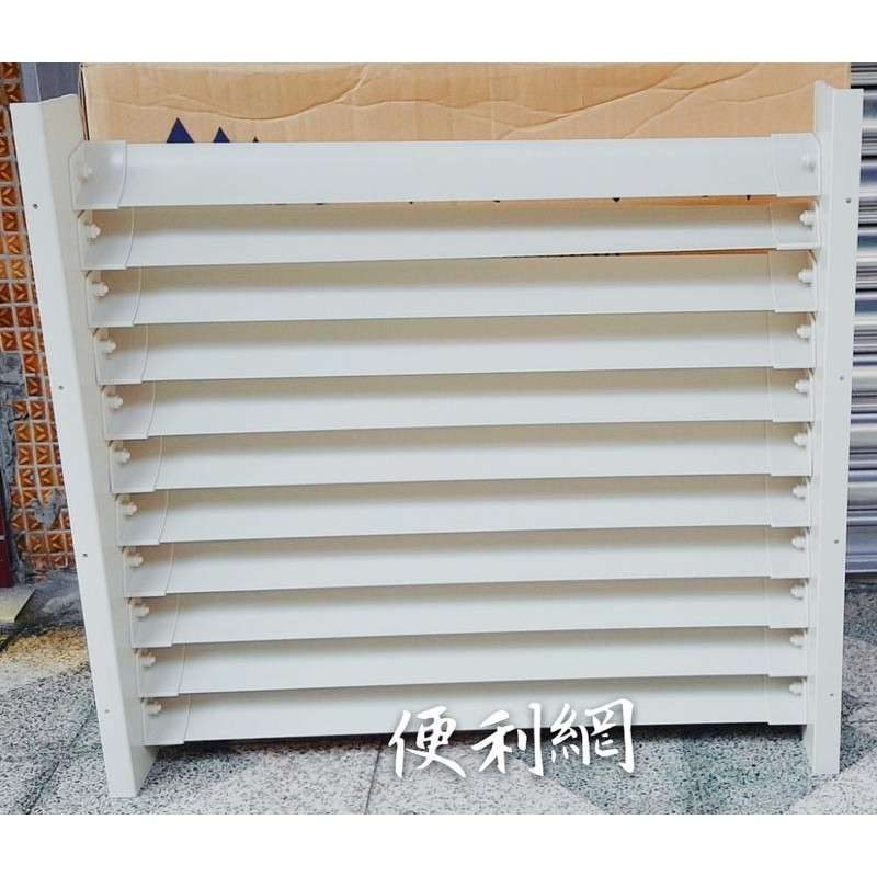 SYESON分離式冷氣機室外機用導風罩 AC-620 尺寸:620×620mm 材質:PVC 固定鎖耳設計-【便利網】