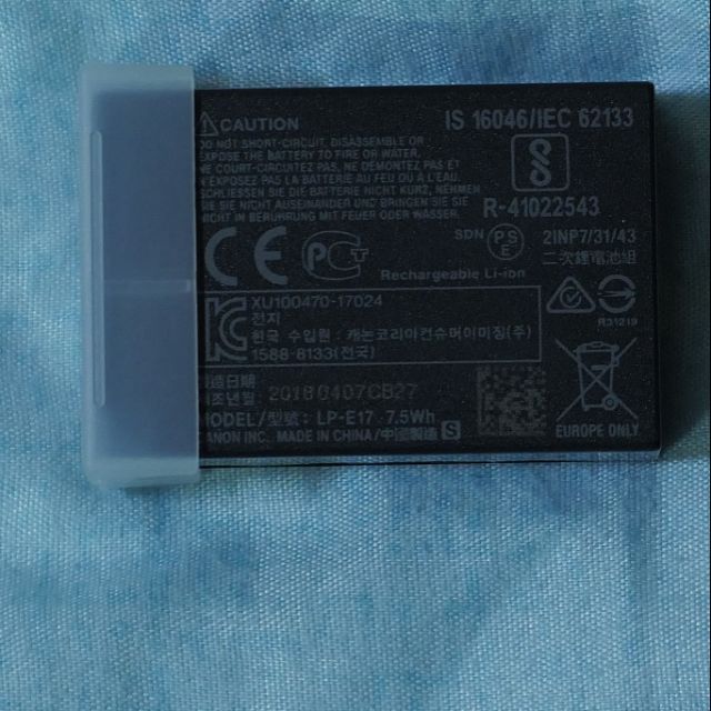 Canon 原廠電池  LP-E17 LPE17 鋰電池