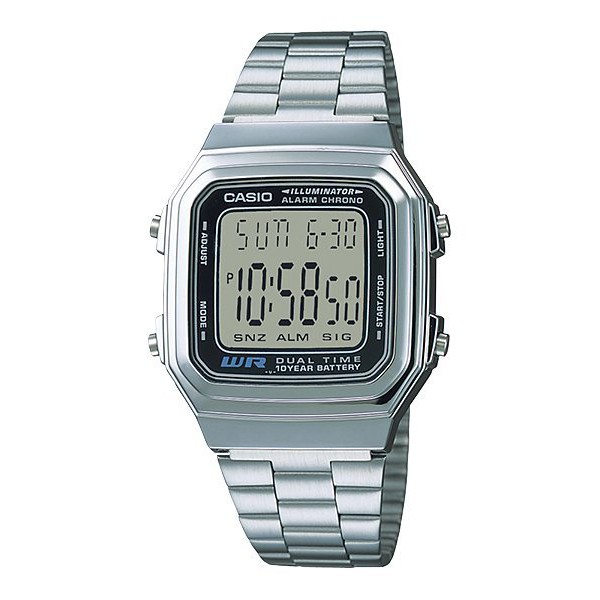 附發票 實體店面 台灣卡西歐原廠公司貨【時間光廊】CASIO 卡西歐 十年電池 A178WA-1A 防水