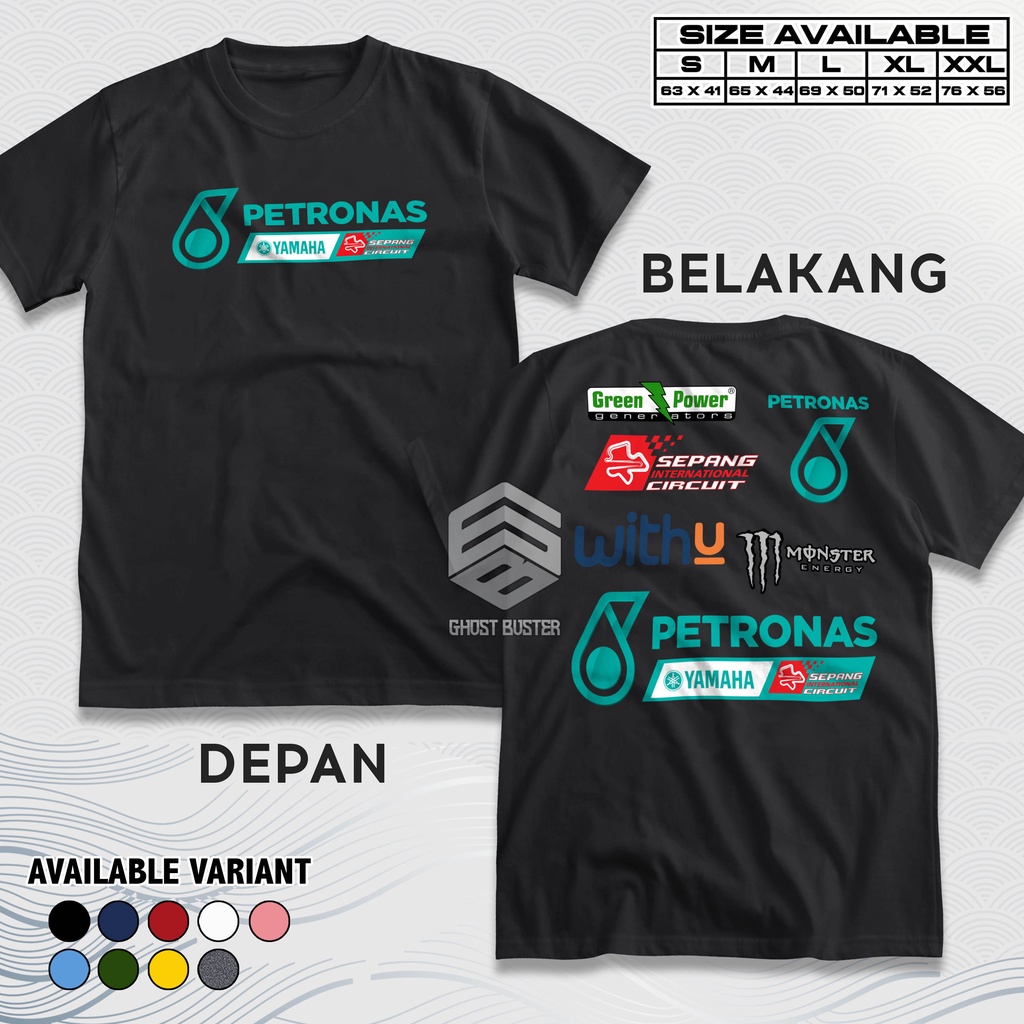 山葉 Petronas 大獎賽馬來西亞 T 恤 2022 雅馬哈賽車隊雪邦國際賽道 MotoGP 汽車發行襯衫