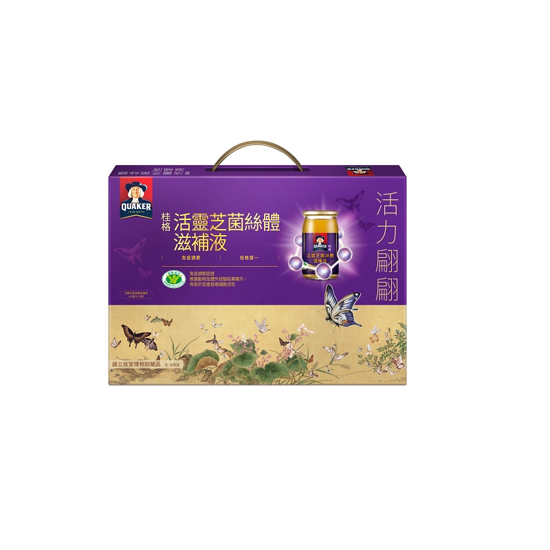 桂格 活靈芝禮盒(60mlx8瓶) 1盒【家樂福】