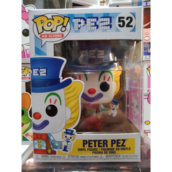 FUNKO POP 正版 52 貝思 小丑 藍色版 貝思 貝禮士 PETER PEZ 正版 廣告 企業 吉祥物 系列