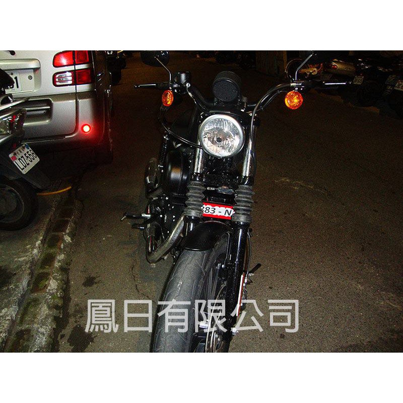 HARLEY 883N　　鳳日頂級304不鏽鋼前車牌架/前牌套/車牌套/前車牌/紅牌/前牌架/車牌架/牌框/前大牌