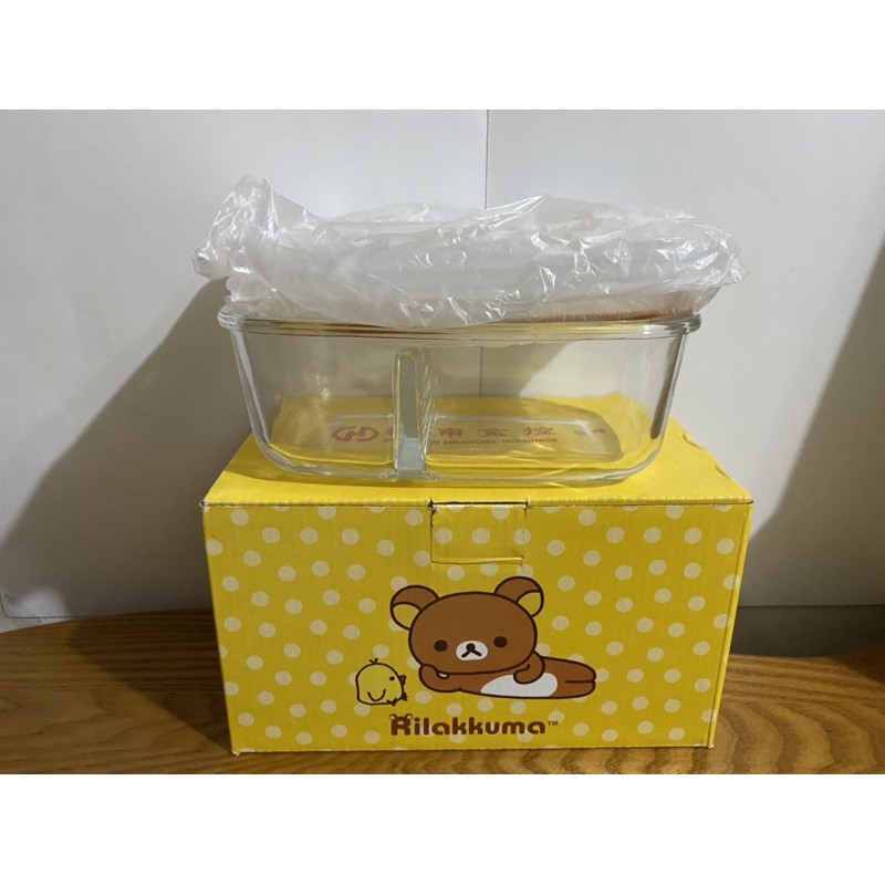 拉拉熊保溫袋+玻璃保鮮盒