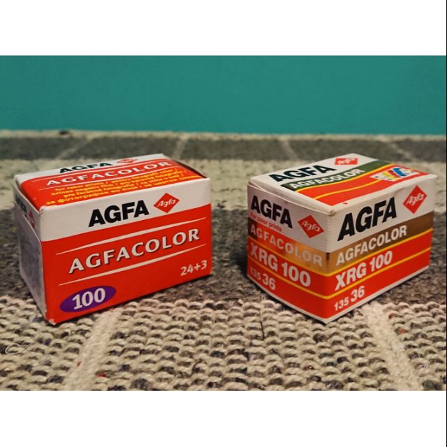 絕版 停產 AGFA XRG100  愛克發 135負片 過期底片組合包