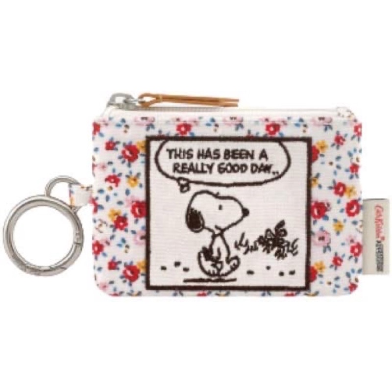 【全新現貨】英國 🇬🇧 Cath Kidston X Peanuts Snoopy 史努比 鑰匙圈鐵環 票卡夾 零錢包