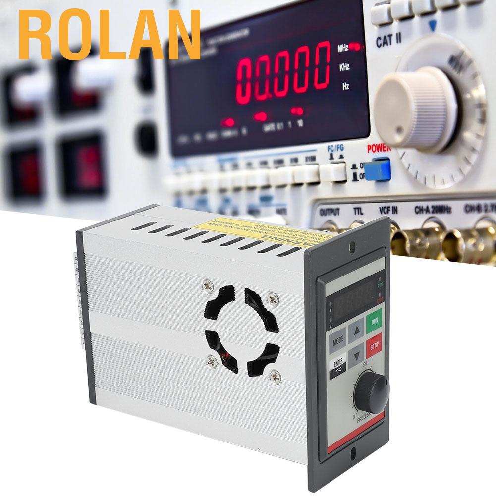 Rolan小頻逆變器0.75kw單相220v微型vfd轉換器