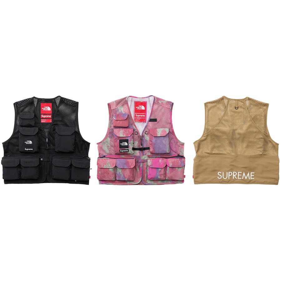 north face supreme vest