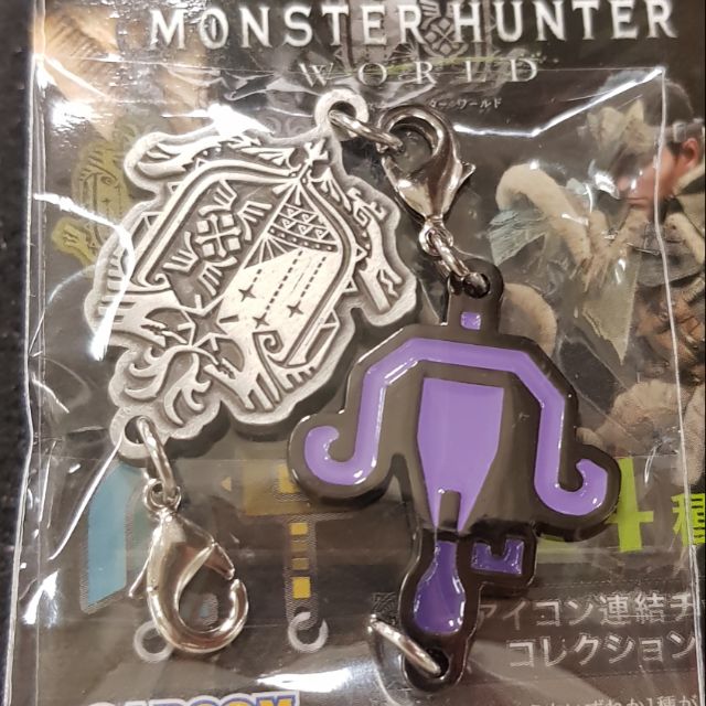 魔物獵人世界武器金屬吊飾串聯內容物未使用有開盒檢視 蝦皮購物