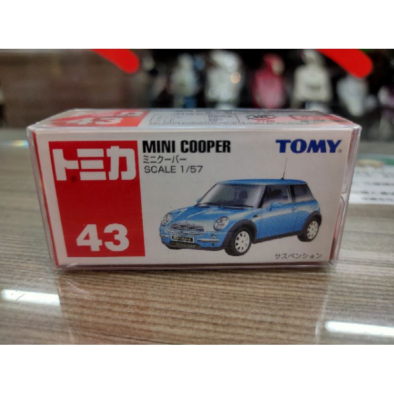 tomica 43 舊藍標 mini cooper 絕版