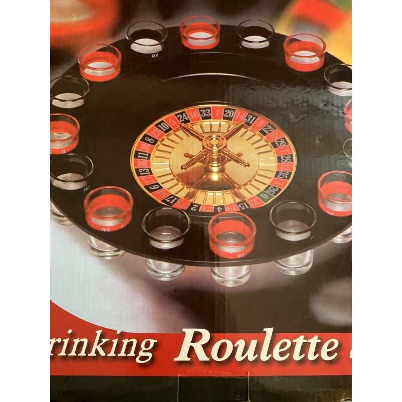 【俄羅斯轉盤 黑色 16孔】drinking roulette set俄羅斯轉盤黑色16孔酒具輪盤轉轉樂ktv酒吧