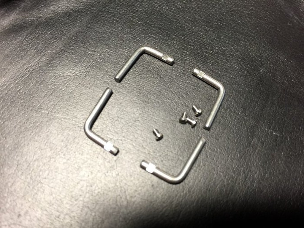 務必再次確認規格小沛 Radiomir bars screws 不鏽鋼製沛納海替代螺絲,L型棒~接合錶帶與錶殼