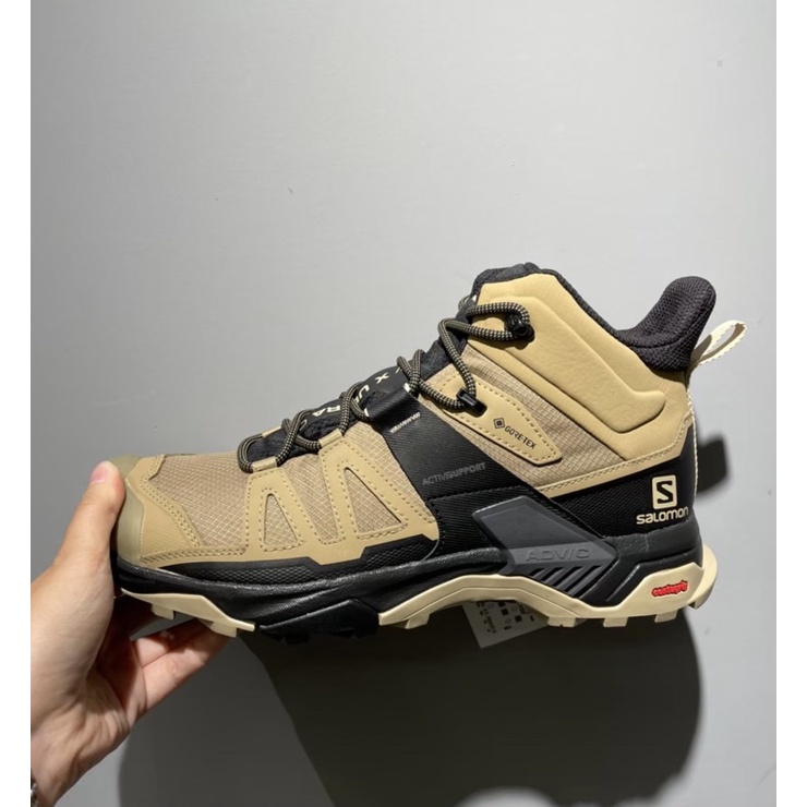 Salomon 所羅門 X ultra4 中筒 Goretex 防水登山鞋 男款 棕色 公司貨