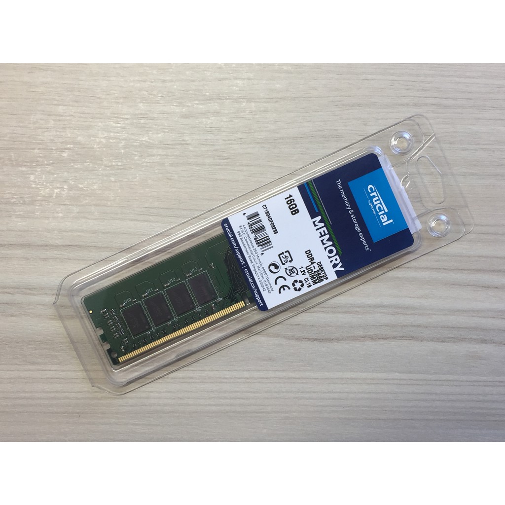 ⭐️【美光 Micron Crucial 16G️B DDR4 2666】⭐ 全新/雙面顆粒/終身保固