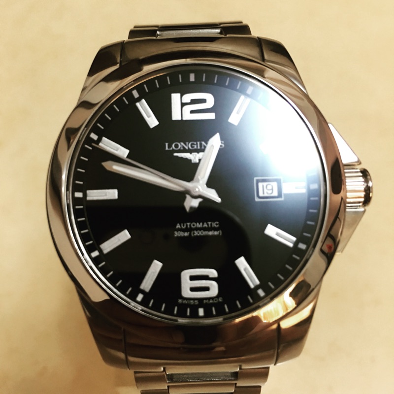 雙十降價 Longines 浪琴 深海征服者 機械錶 防水300米 9成以上新 盒單配件齊全 付寶島鐘錶購買證明