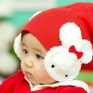 韓版 兒童護耳帽 兒童毛帽 嬰兒帽 寶寶帽 寶寶雙耳兔子帽 兔子 寶寶 嬰兒 兒童 兒帽 童帽 可愛 兔子帽 造型帽