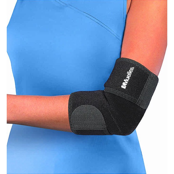 二手 只用過幾次/MUELLER慕樂運動護具 Neoprene肘關節調整型護具 護肘 黑色 MUA4521