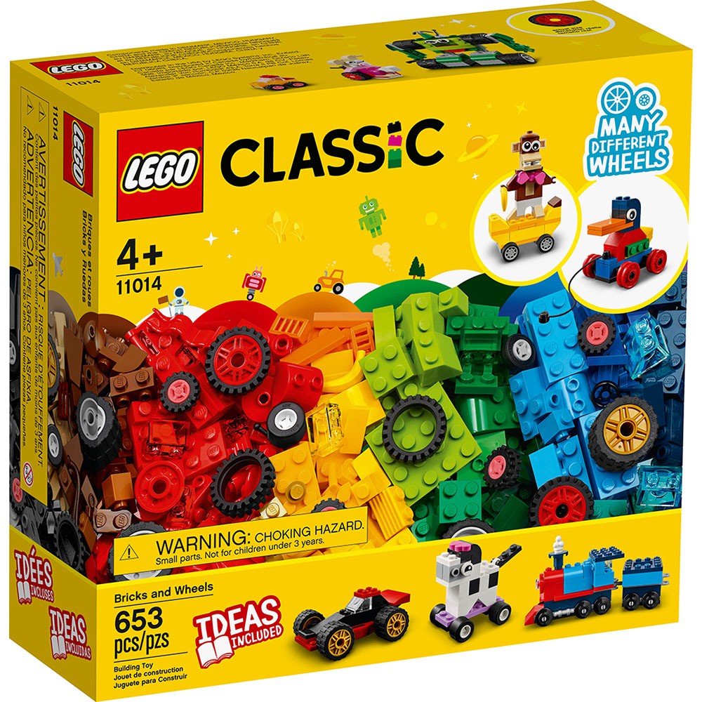 &lt;積木總動員&gt; LEGO 11014 Classic 顆粒與輪子