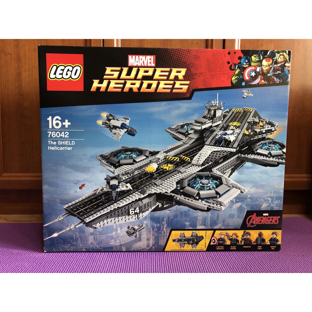Lego 正版樂高 76042 超級英雄復仇者聯盟 神盾局航空母艦 S.H.I.E.L.D Helicarrier