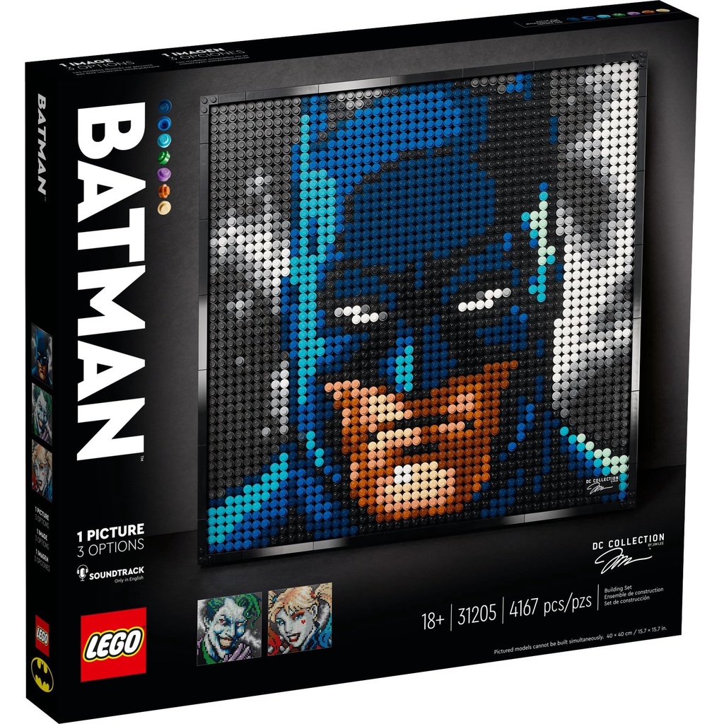 LEGO 31205 蝙蝠俠 Jim Lee Batman DC《熊樂家 高雄樂高專賣》ART 馬賽克系列