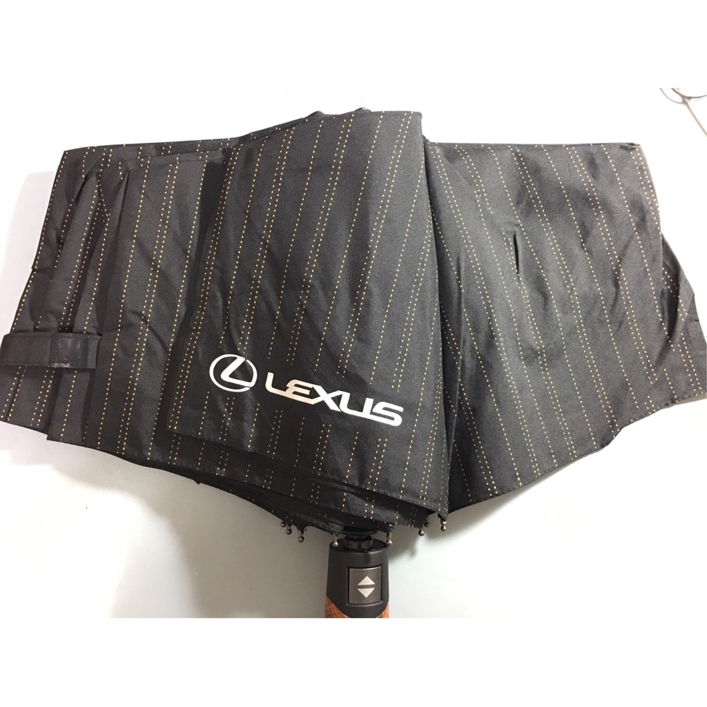 全新 LEXUS 25吋紳士風格線條折傘 雨傘 福懋傘布