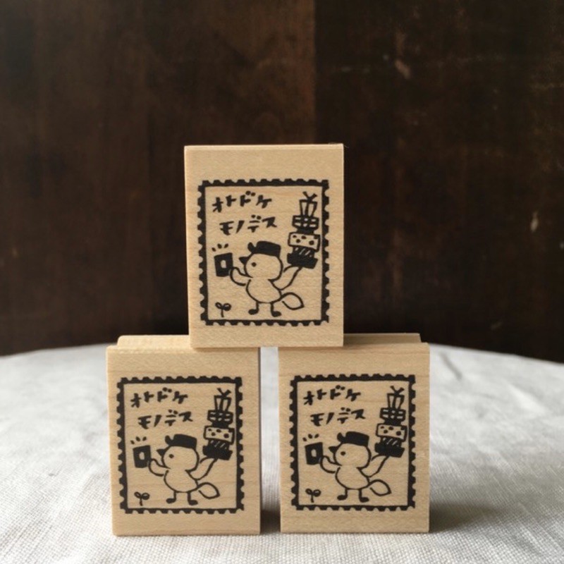 Hankodori 日本製印章切手風鳥オトドケモノデス郵票風鳥日本印章小鳥印章手帳印章手帳素材之然 蝦皮購物