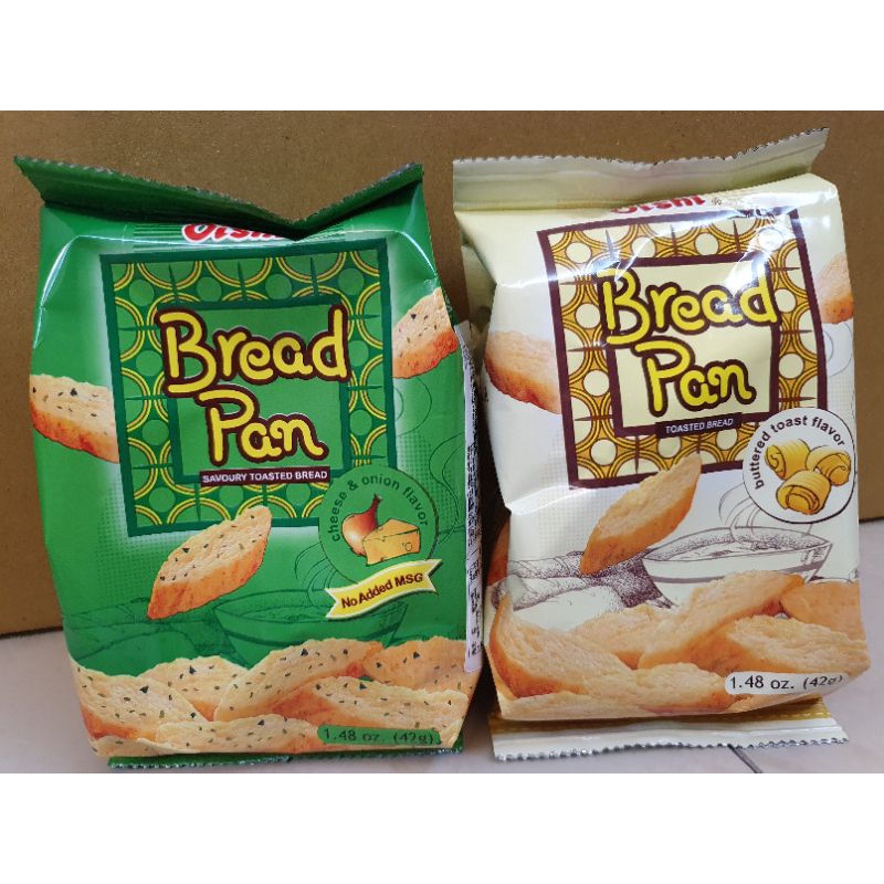 【菲律賓】 Oishi 小吐司 餅乾 BREAD PAN 起司洋蔥 / 奶油