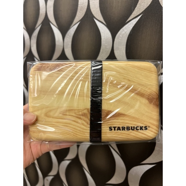 《全新🇹🇼正版公司貨》星巴克木紋餐盒 木質感 STARBUCKS便當盒 環保盒 大容量 650ml