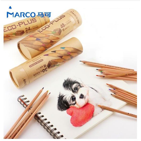 馬可 MARCO 6100 原木油性彩色鉛筆 油性色鉛筆 油性彩鉛 24色 36色 48色 72色 熱縮片周邊