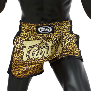 Fairtex 豹紋 泰拳褲 泰拳短褲 muay thai 泰拳 M
