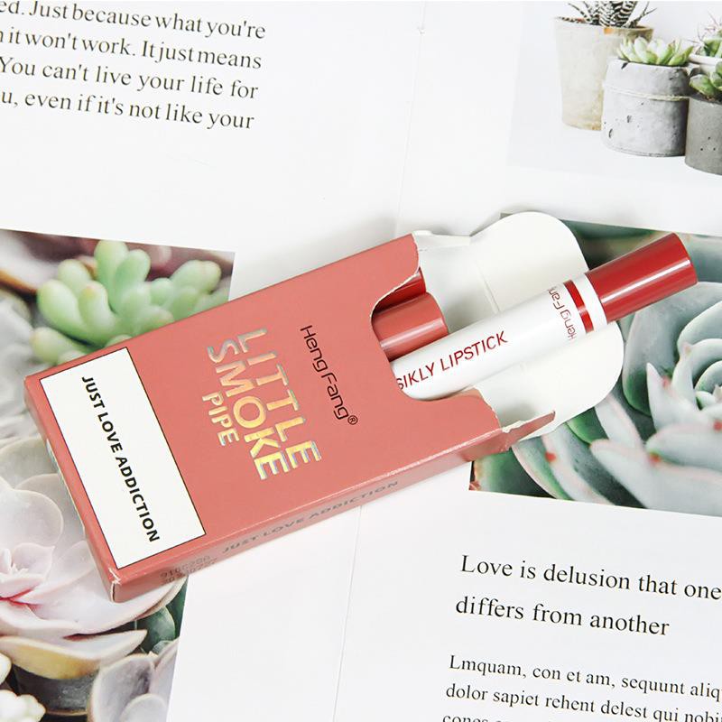 現貨 538免運 四隻裝 煙盒口紅煙管口紅不掉色學生款套裝李佳琪推薦網紅同款 蝦皮購物
