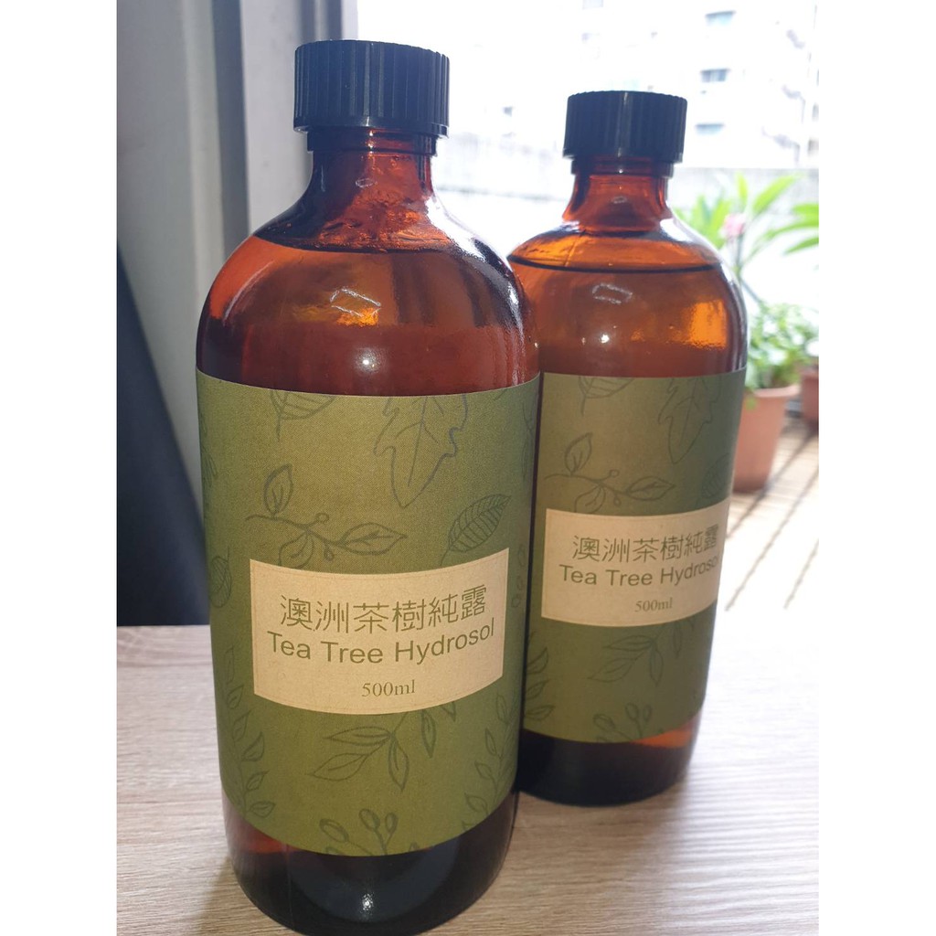澳洲茶樹純露/無農藥無萃取精油/無稀釋500ml /不透光玻璃瓶