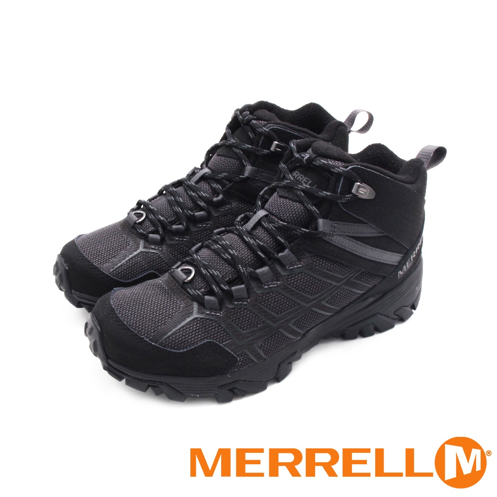 MERRELL(男)MOAB FST 3 THERMO MID WP 郊山健行鞋 男鞋－黑