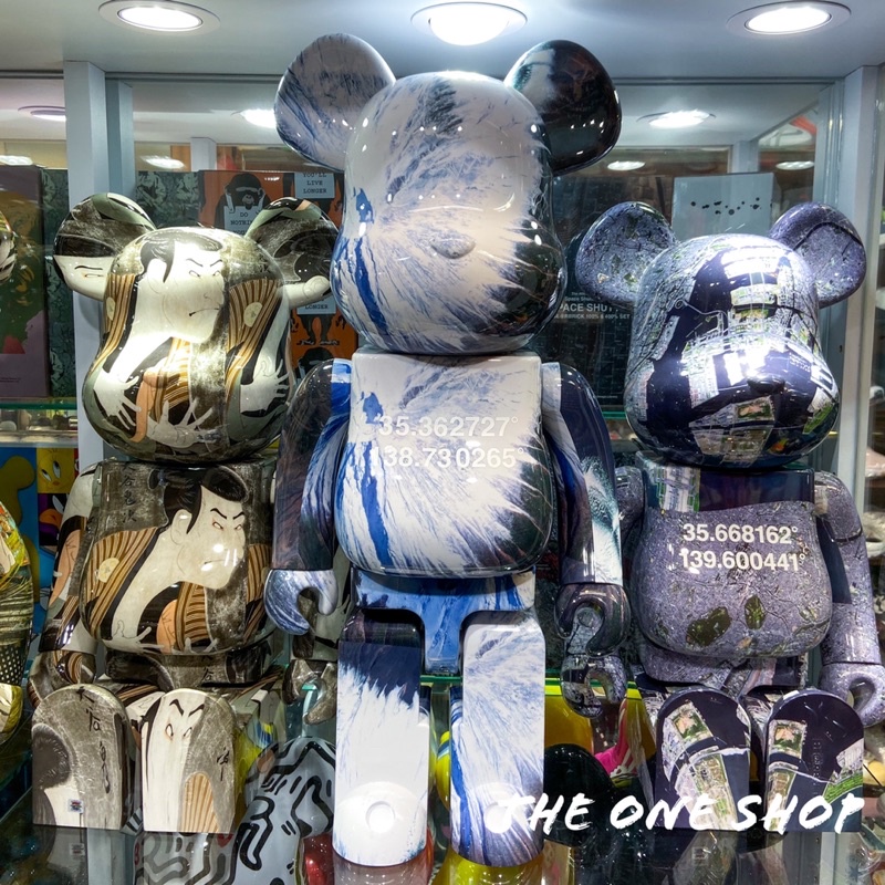 TheOneShop BE@RBRICK Benjamin Grant OVERVIEW FUJI 富士山 空照圖