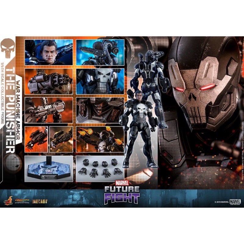 【模幻力量】Hot Toys 現貨《MARVEL 未來之戰》VGM33D28 懲罰者 戰爭機器裝甲 1/6比例 珍藏人偶