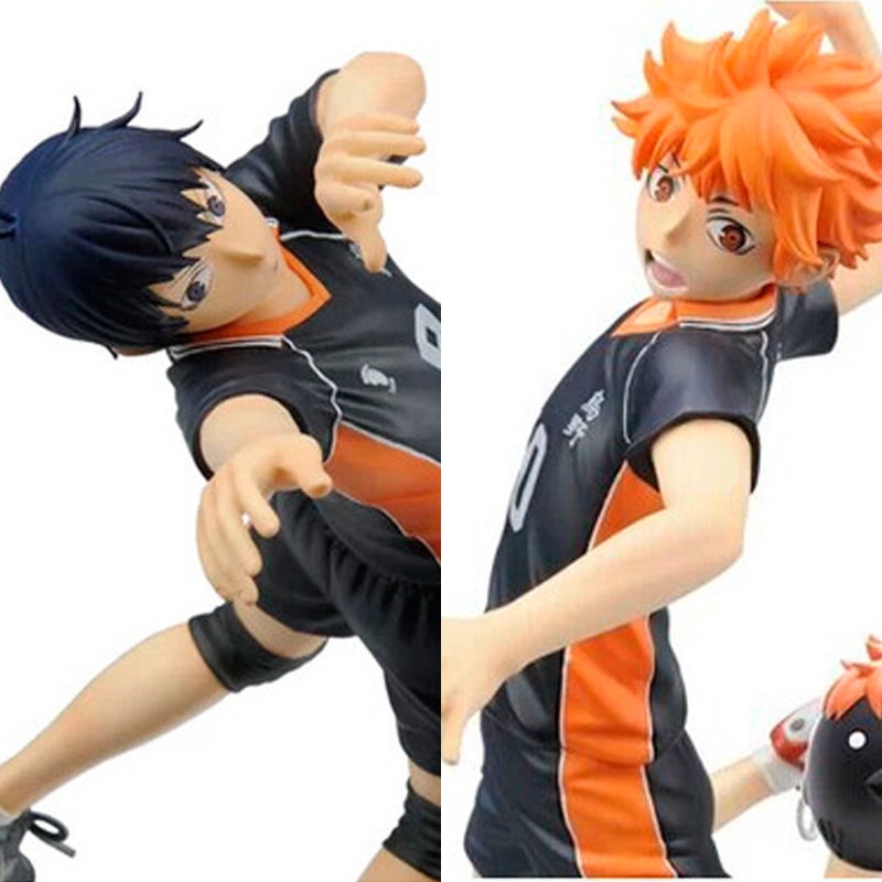 排球少年takara Tomy 影山飛雄9號日向翔陽10手辦公仔擺件模型 蝦皮購物