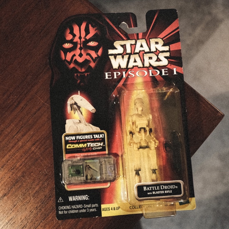 Myu - 迪士尼 Star Wars 星際大戰 Battle Droid 3.75吋 吊卡 公仔 擺飾 收藏