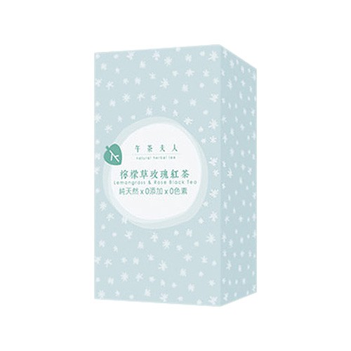 午茶夫人 檸檬草玫瑰紅茶(3gx15入)【小三美日】D509118