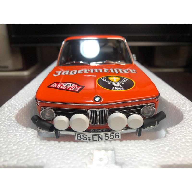 1/18 AUTOart BMW 2002 RALLY MONTE CARLO #255