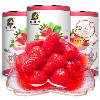 草莓罐頭 425g*6罐 整箱糖水 草莓烘焙罐頭 新鮮水果罐頭 烘焙食材罐頭