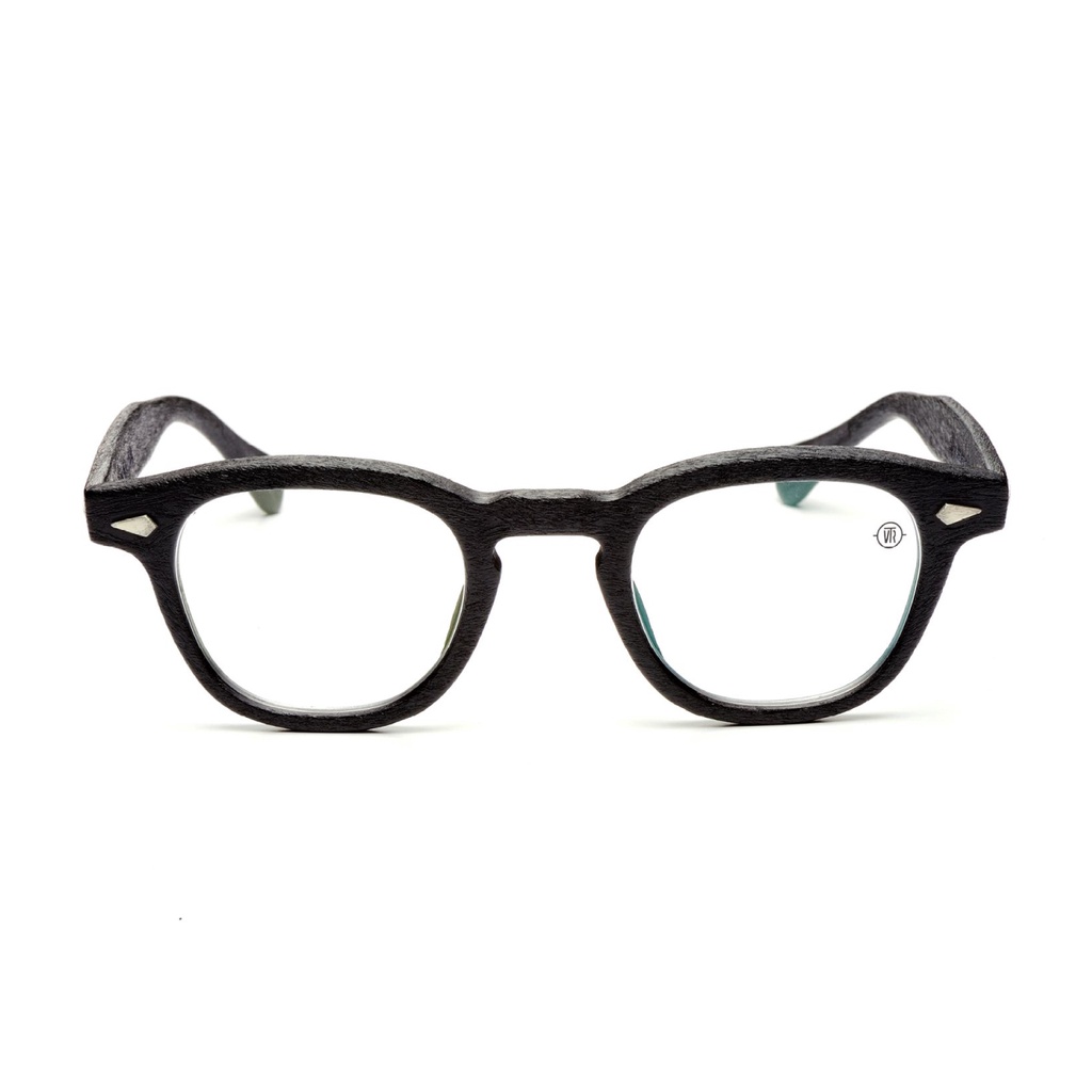 日本手工 美式 TVR 504 Black Woody Carved 復古 老板材 不易變形｜金首眼鏡