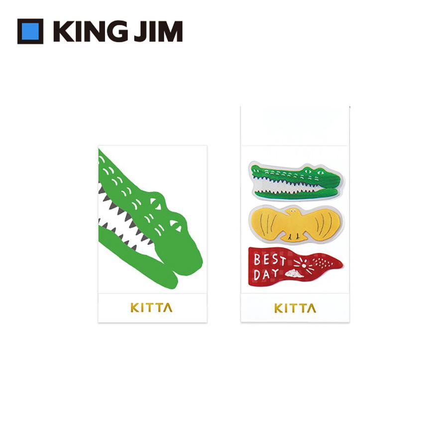 KING JIM Kitta隨身攜帶和紙膠帶/ Clear透明/ 繡片貼/ KITT007 eslite誠品